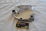 Harley Davidson Motorcycle Aluminum Cam Cover and Gear Cover / Sprocket Cover BEFORE Chrome-Like Metal Polishing - Aluminum Polishing Services