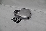 Aluminum Motorcycle Engine Cover Piece BEFORE Chrome-Like Metal Polishing - Aluminum Polishing Services