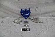 Aluminum Motorcycle Brackets BEFORE Chrome-Like Metal Polishing - Aluminum Polishing Services