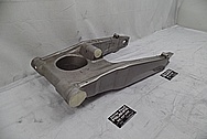 Aluminum Motorcycle Swingarm BEFORE Chrome-Like Metal Polishing - Aluminum Polishing Services