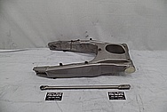 Aluminum Motorcycle Swingarm BEFORE Chrome-Like Metal Polishing - Aluminum Polishing Services