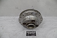 Honda Motorcycle Wheel Brake Hub BEFORE Chrome-Like Metal Polishing and Buffing Services / Restoration Services - Aluminum Polishing Services