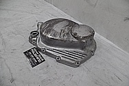 Honda Motorcycle Engine Cover Piece BEFORE Chrome-Like Metal Polishing and Buffing Services / Restoration Services - Aluminum Polishing Services