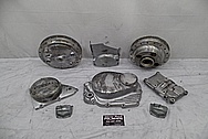 Honda Motorcycle Engine Parts BEFORE Chrome-Like Metal Polishing and Buffing Services / Restoration Services - Aluminum Polishing Services