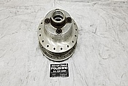 1970's Aluminum Motorcycle Hubs and Brake Parts BEFORE Chrome-Like Metal Polishing - Aluminum Polishing Services