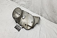 1978 Yamaha XS650 Motorcycle Aluminum Engine Cover BEFORE Chrome-Like Metal Polishing and Buffing Services / Restoration Services - Aluminum Polishing - Motorcycle Polishing 