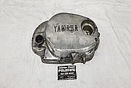 1978 Yamaha XS650 Motorcycle Aluminum Engine Cover BEFORE Chrome-Like Metal Polishing and Buffing Services / Restoration Services - Aluminum Polishing - Motorcycle Polishing 