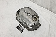 1978 Yamaha XS650 Motorcycle Aluminum Engine Cover BEFORE Chrome-Like Metal Polishing and Buffing Services / Restoration Services - Aluminum Polishing - Motorcycle Polishing 