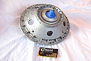 Aluminum Motorcycle Hub BEFORE Chrome-Like Metal Polishing and Buffing Services