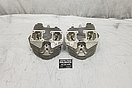 Motorcycle Aluminum Cylinder Heads BEFORE Chrome-Like Metal Polishing and Buffing Services / Restoration Services - Aluminum Polishing 