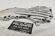 1950 Harley Davidsion Panhead Aluminum Chrome Plated Cover Original Alcoa Casting from 1940's BEFORE Chrome-Like Metal Polishing and Buffing Services - Aluminum Polishing Services