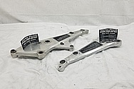 Aluminum Motorcycle Brackets BEFORE Chrome-Like Metal Polishing and Buffing Services - Aluminum Polishing Services