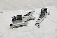 Aluminum Motorcycle Brackets BEFORE Chrome-Like Metal Polishing and Buffing Services - Aluminum Polishing Services