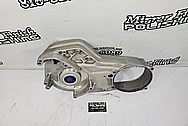 Harley Davidson Aluminum Inner Primary Cover Piece BEFORE Chrome-Like Metal Polishing - Aluminum Polishing