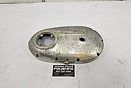 Motorcycle Engine Cover Piece BEFORE Chrome-Like Metal Polishing and Buffing Services / Restoration Services - Aluminum Polishing
