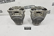 Harley Davidson Motorcycle Cylinders and Heads BEFORE Chrome-Like Metal Polishing and Buffing Services / Restoration Services - Aluminum Polishing - Motorcycle Polishing