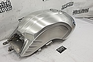 BMW Nine-T Motorcycle Aluminum Tank and Cover Piece BEFORE Chrome-Like Metal Polishing and Buffing Services / Restoration Services - Aluminum Polishing - Motorcycle Polishing