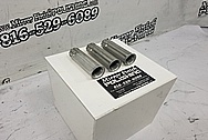 Aluminum Motorcycle Spark Plug Sleeves BEFORE Chrome-Like Metal Polishing and Buffing Services / Restoration Services - Aluminum Polishing - Motorcycle Polishing