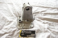 1948 Indian Motorcycle Aluminum Housing BEFORE Chrome-Like Metal Polishing and Buffing Services