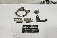 ATV Steel Bracket Pieces BEFORE Chrome-Like Metal Polishing and Buffing Services / Restoration Services - Steel Polishing - ATV Polishing