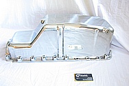 Aluminum V8 Engine Oil Pan AFTER Chrome-Like Metal Polishing and Buffing Services