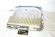 Aluminum Transmission Oil Pan AFTER Chrome-Like Metal Polishing and Buffing Services / Painting Services