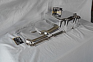 Holley Performance Aluminum Engine Oil Pan AFTER Chrome-Like Metal Polishing and Buffing Services / Restoration Services