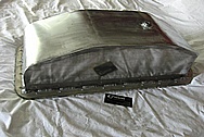 Large Steel Oil Pan BEFORE Chrome-Like Metal Polishing and Buffing Services / Restoration Services