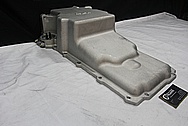 Aluminum Engine Oil Pan BEFORE Chrome-Like Metal Polishing and Buffing Services / Restoration Services