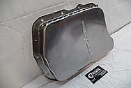 Aluminum Oil Pan BEFORE Chrome-Like Metal Polishing and Buffing Services / Restoration Services