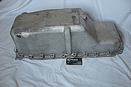 Aluminum V8 Engine Oil Pan BEFORE Chrome-Like Metal Polishing and Buffing Services