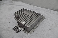 B&M Oil Pan BEFORE Chrome-Like Metal Polishing and Buffing Services - Aluminum Polishing - Oil Pan Polishing