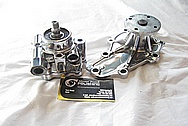 Mazda RX7 Rotary Aluminum Power Steering Pump AFTER Chrome-Like Metal Polishing and Buffing Services