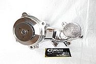 1950 Led Sled Mercury Aluminum Oil Pump AFTER Chrome-Like Metal Polishing and Buffing Services / Restoration Services 