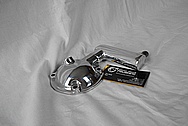 Jaguar Aluminum Oil Inlet Piece AFTER Chrome-Like Metal Polishing and Buffing Services / Restoration Services