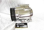 Saleen Mustang Aluminum Pump Housing AFTER Chrome-Like Metal Polishing and Buffing Services / Restoration Services 