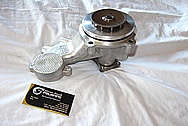 1950 Led Sled Mercury Aluminum Oil Pump BEFORE Chrome-Like Metal Polishing and Buffing Services / Restoration Services 