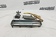 Aluminum and Brass Oil/Gas Pump Parts BEFORE Chrome-Like Metal Polishing - Aluminum and Brass Polishing Services