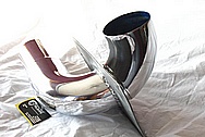 Powdercoated Aluminum Pipe AFTER Chrome-Like Metal Polishing and Buffing Services