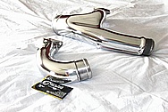 Nissan Skyline Aluminum Intercooler Pipe AFTER Chrome-Like Metal Polishing and Buffing Services / Restoration Services 