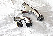 Nissan Skyline Aluminum Intercooler Pipe AFTER Chrome-Like Metal Polishing and Buffing Services / Restoration Services 