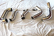 Aluminum Greddy Intercooler Pipes AFTER Chrome-Like Metal Polishing and Buffing Services / Restoration Services 