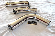 Aluminum Greddy Intercooler Pipes AFTER Chrome-Like Metal Polishing and Buffing Services / Restoration Services 