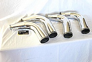 Stainless Steel Turbo Piping AFTER Chrome-Like Metal Polishing and Buffing Services / Restoration Services