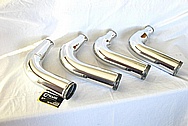 Stainless Steel Turbo Piping AFTER Chrome-Like Metal Polishing and Buffing Services / Restoration Services