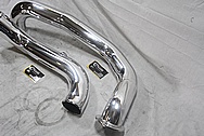 1993-1998 Custom Toyota Supra 2JZ-GTE Aluminum Pipes AFTER Chrome-Like Metal Polishing and Buffing Services / Restoration Services