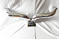 Aluminum Engine Intercooler Pipes AFTER Chrome-Like Metal Polishing and Buffing Services / Restoration Services