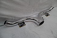 Aluminum Pipe AFTER Chrome-Like Metal Polishing and Buffing Services / Restoration Service