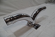 Stainless Steel Pipe AFTER Chrome-Like Metal Polishing and Buffing Services / Restoration Service