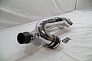 Aluminum Intercooler Pipe / Air Intake Pipe AFTER Chrome-Like Metal Polishing and Buffing Services / Restoration Service